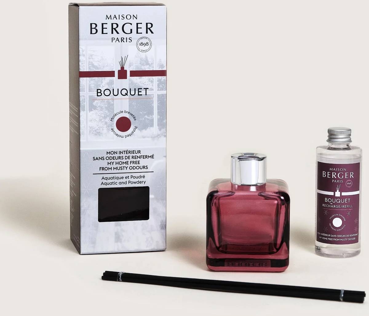 Maison Berger Paris Aroma difuzér Cube s náplní My Home Free, 100 ml