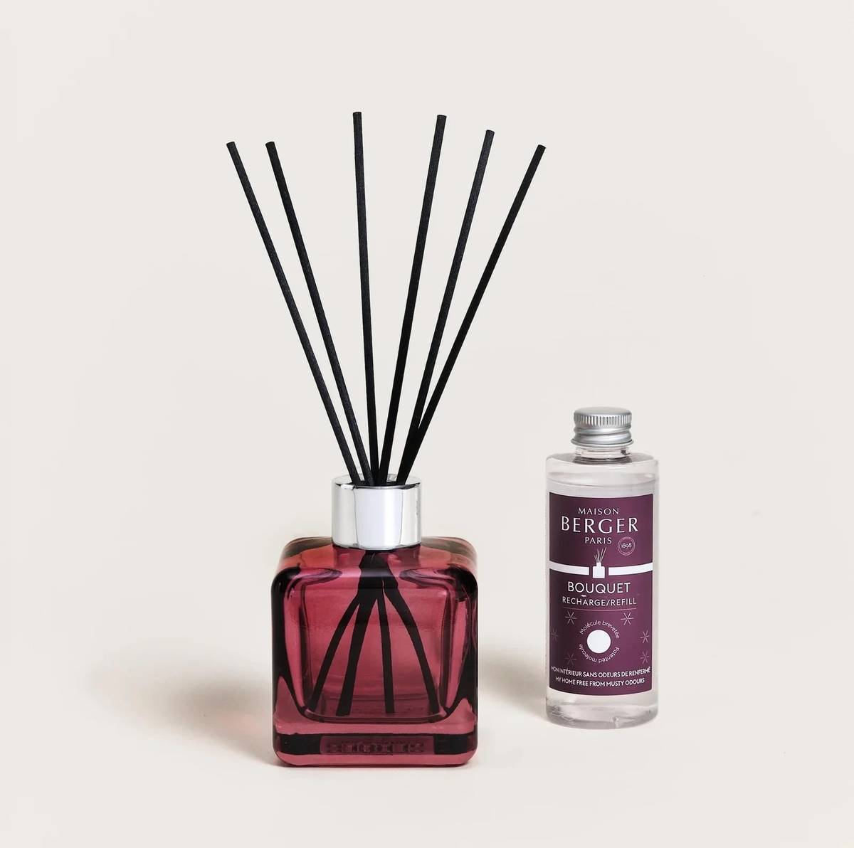 Maison Berger Paris Aroma difuzér Cube s náplní My Home Free, 100 ml