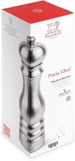 Peugeot Paris Chef Mlýnek na sůl, 22 cm, nerezová