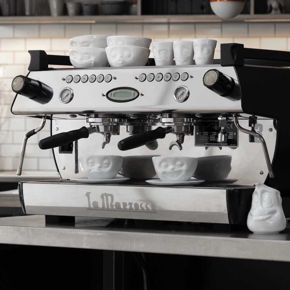 58products Hrnek na espresso Grumpy, 80 ml, bílá