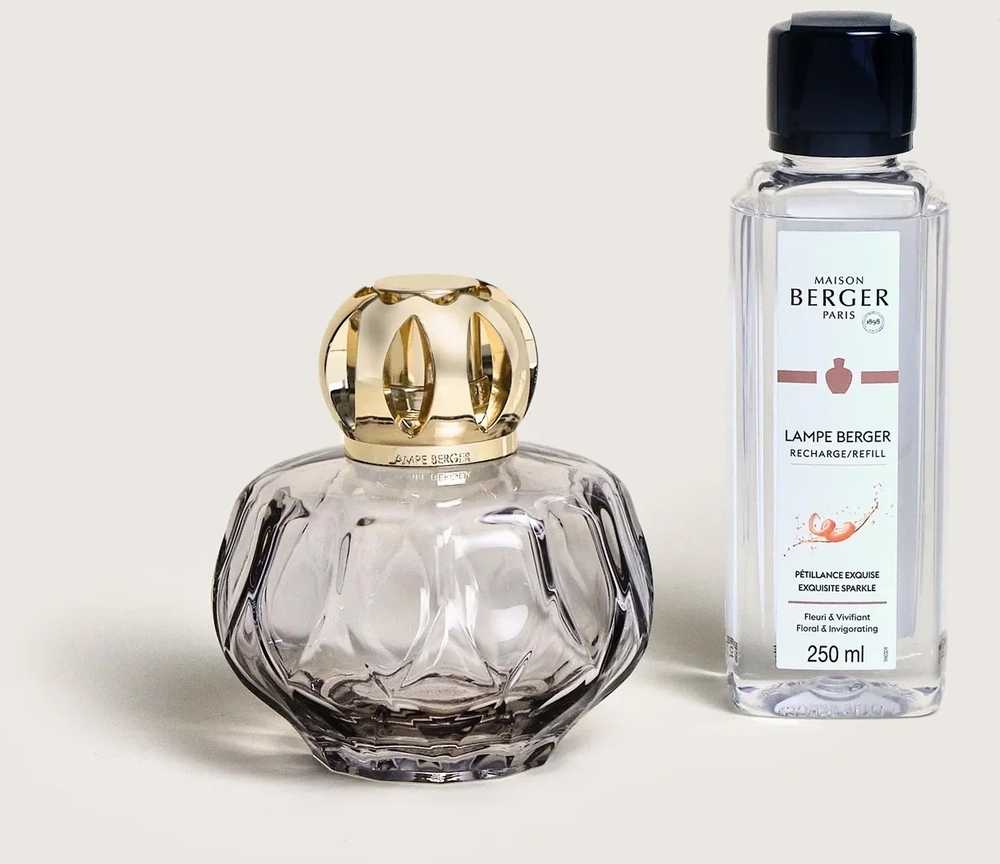 Maison Berger Paris Katalytická lampa Rosalie s náplní Exquisite Sparkle, 250 ml, šedá