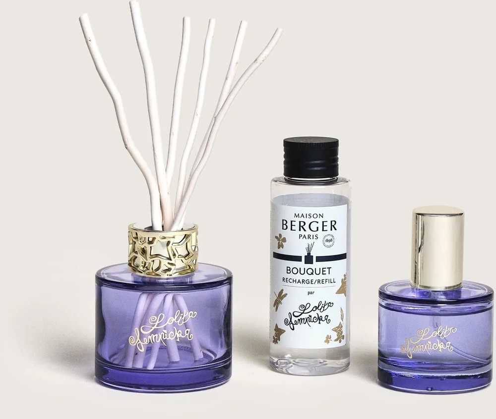 Maison Berger Paris Sada Duo Mini Lolita Lempicka, difuzér + náplň + bytový sprej, fialová