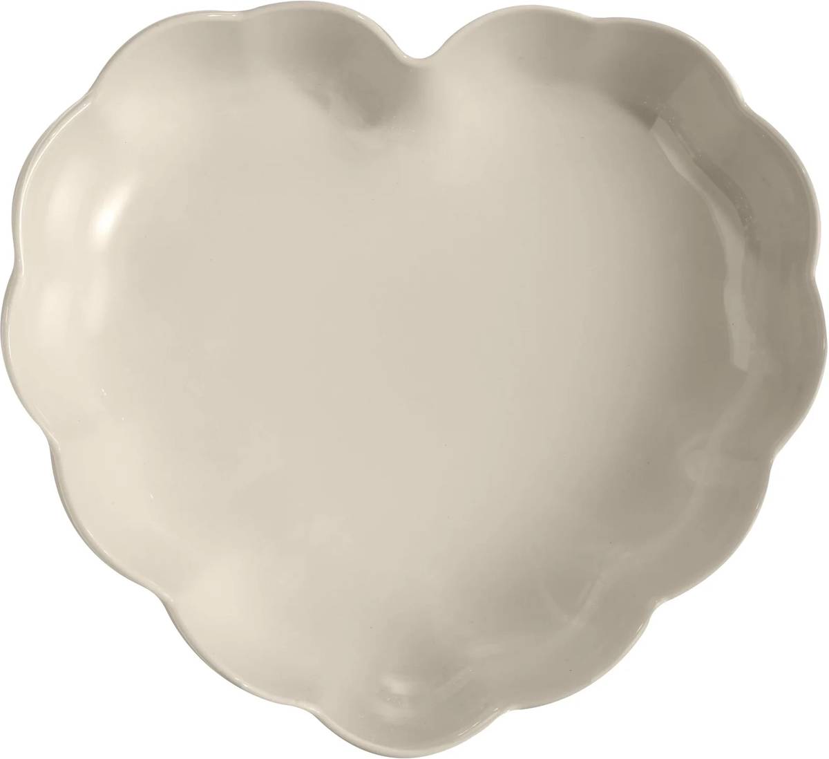 Emile Henry Madeline Koláčová forma tvaru srdce, 26.5 cm, slonová kost