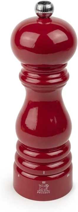 Peugeot Paris u'Select Mlýnek na sůl, 18 cm, červená lak