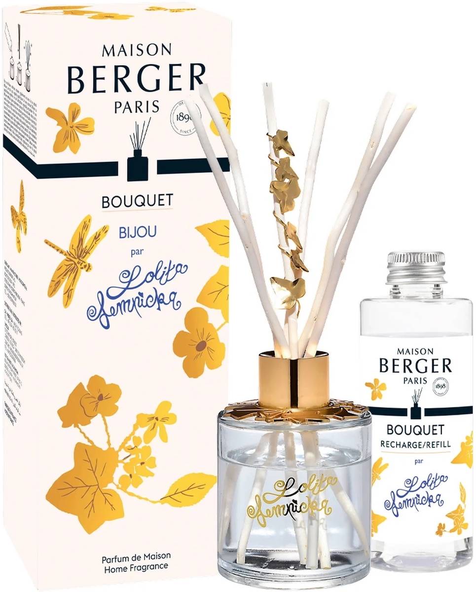 Maison Berger Paris Aroma difuzér Jewelry s náplní Lolita Lempicka, 100 ml, průhledná