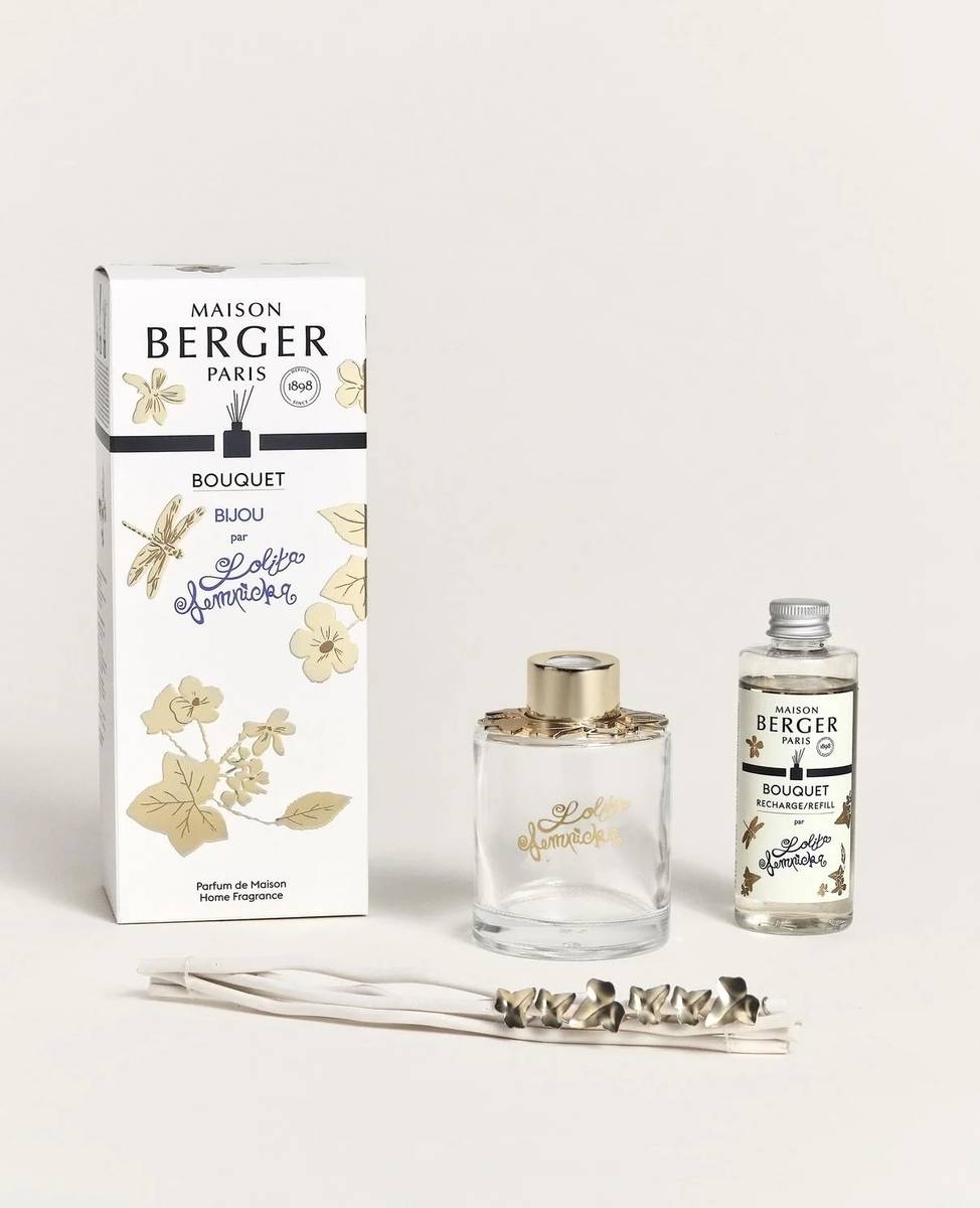 Maison Berger Paris Aroma difuzér Jewelry s náplní Lolita Lempicka, 100 ml, průhledná