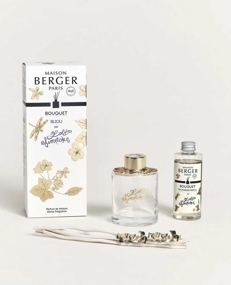 Maison Berger Paris Aroma difuzér Jewelry s náplní Lolita Lempicka, 100 ml, průhledná