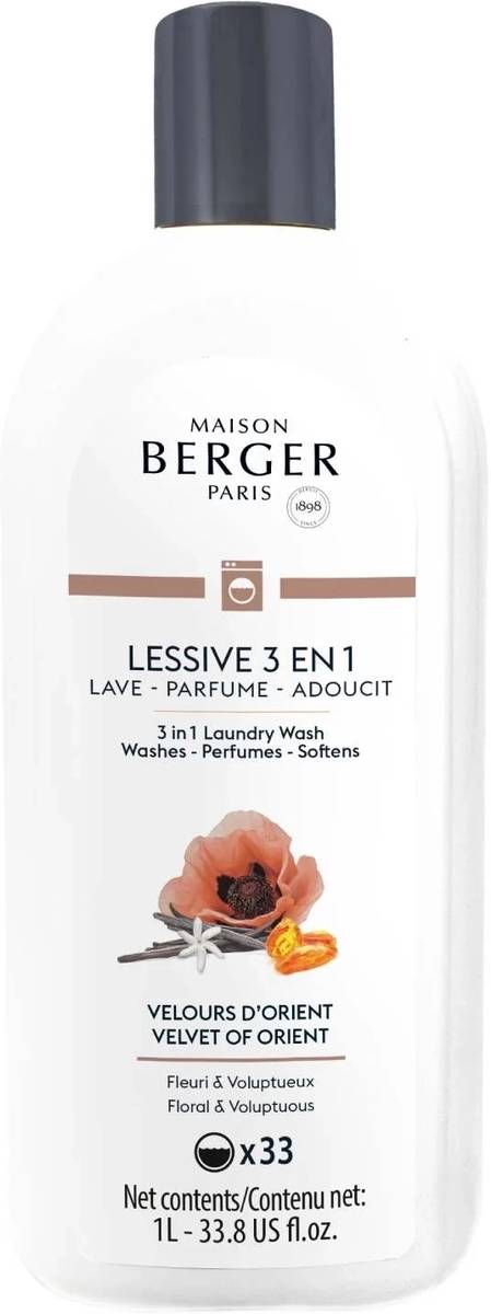 Maison Berger Paris Prací prostředek se změkčovadlem a parfémem Velvet of Orient, 1 l