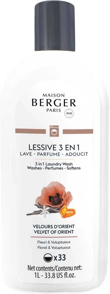 Maison Berger Paris Prací prostředek se změkčovadlem a parfémem Velvet of Orient, 1 l
