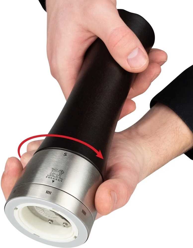 Peugeot Madras Mlýnek na sůl, 21 cm, čokoládová