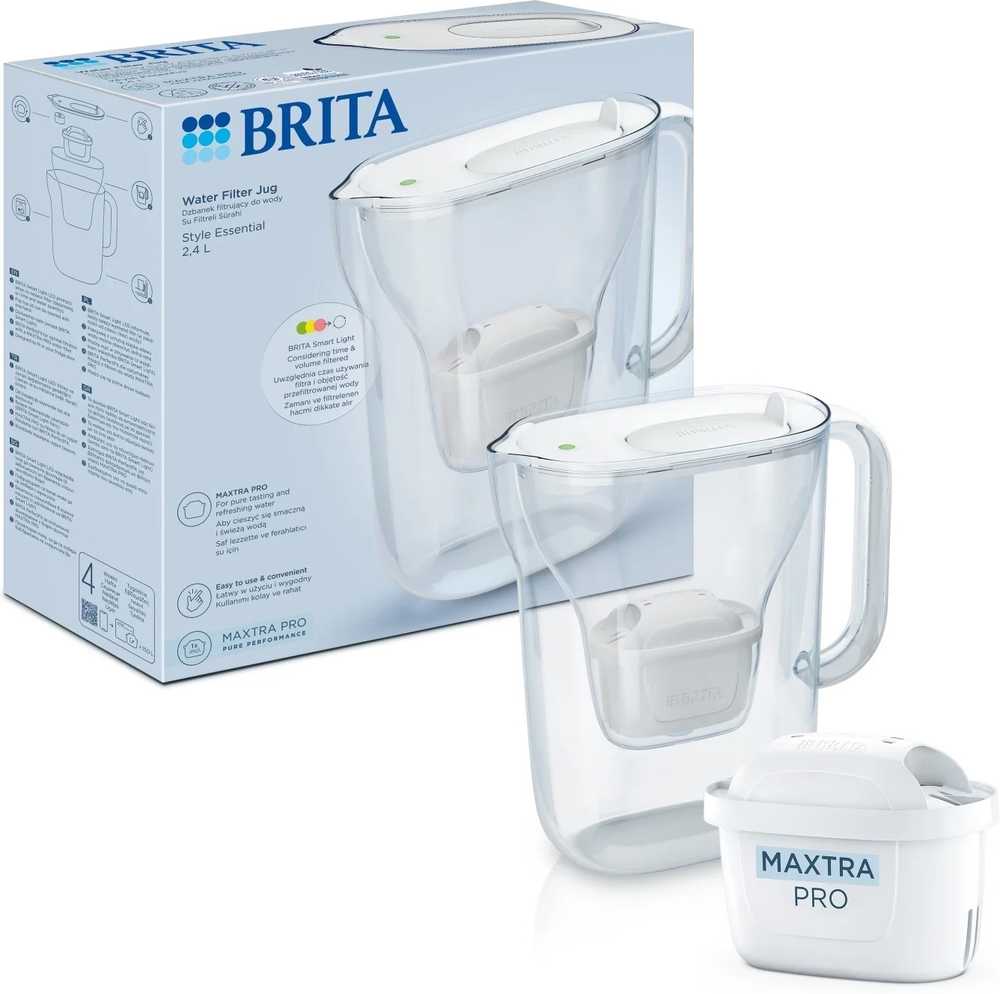 Brita Filtrační konvice Style Essential s 1 filterm, bílá