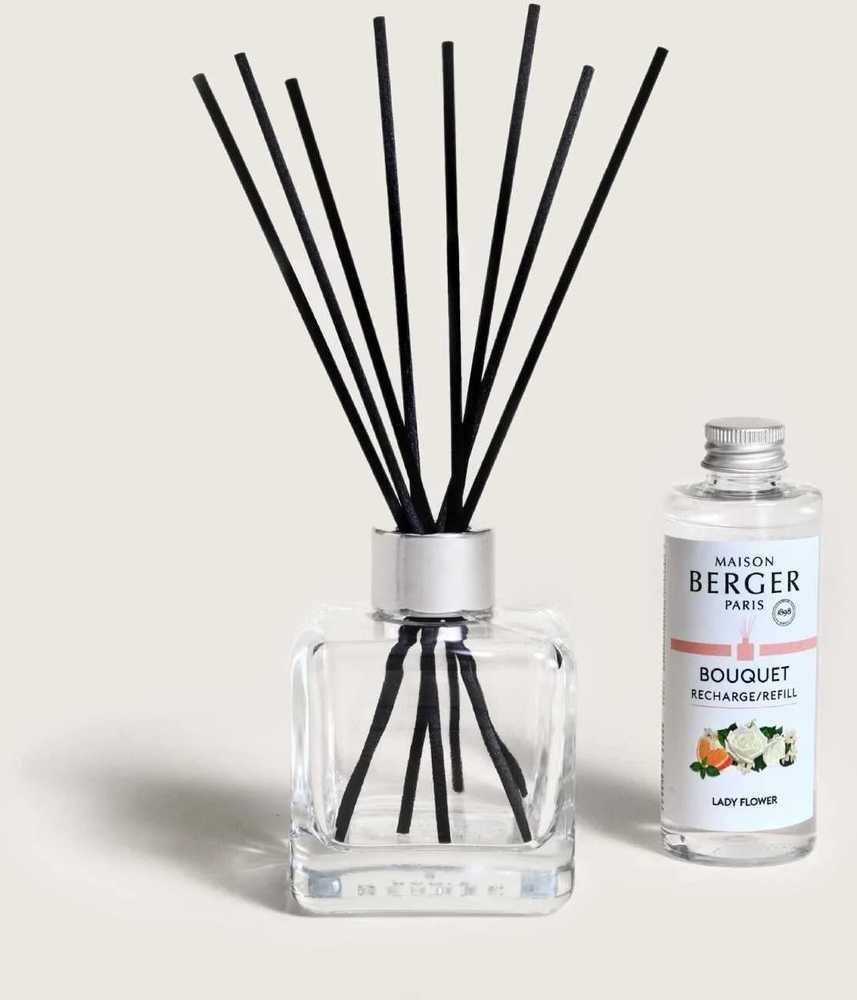 Maison Berger Paris Aroma difuzér Cube s náplní Lady Flower, 100 ml