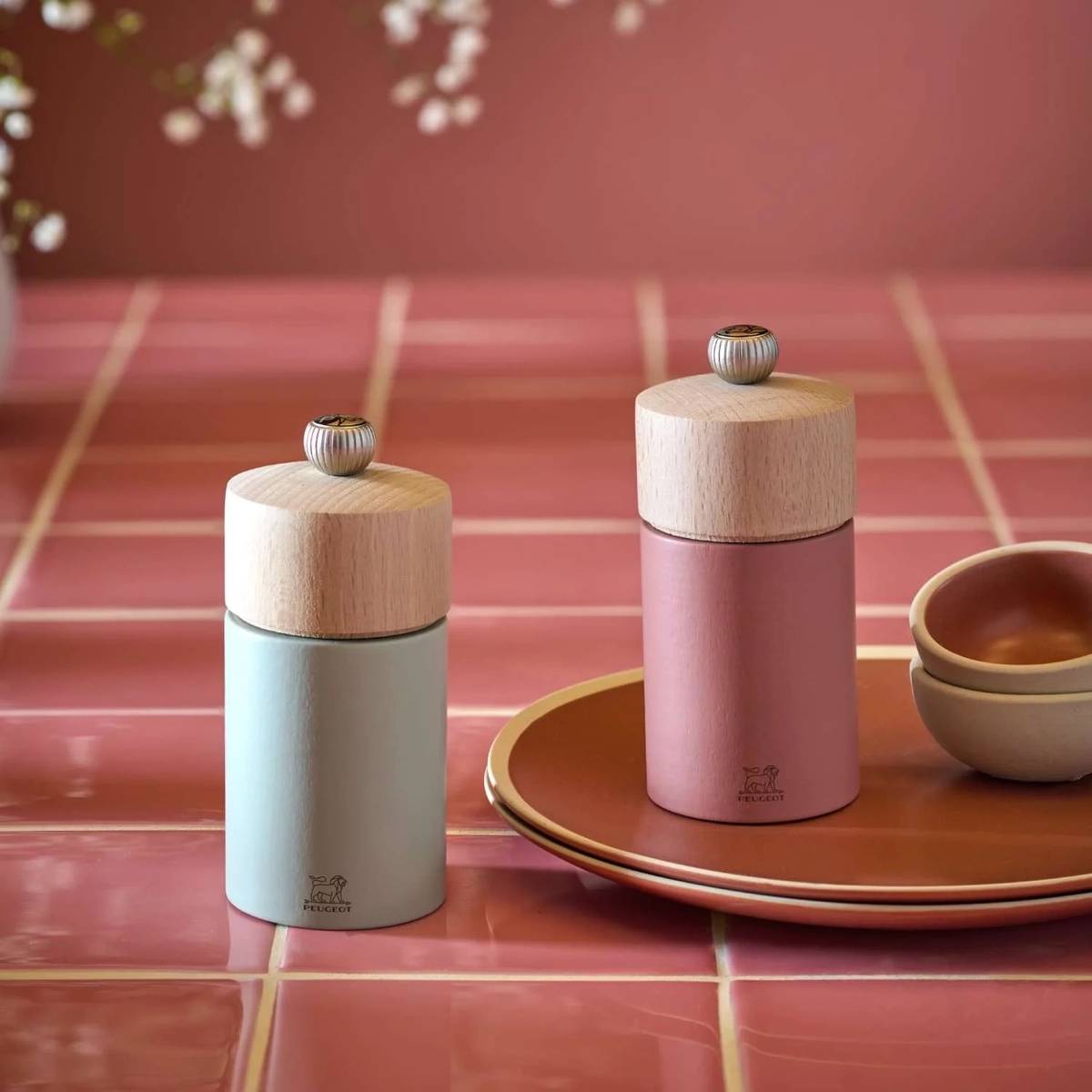 Peugeot Boreal Mlýnek na pepř, 12 cm, starorůžová
