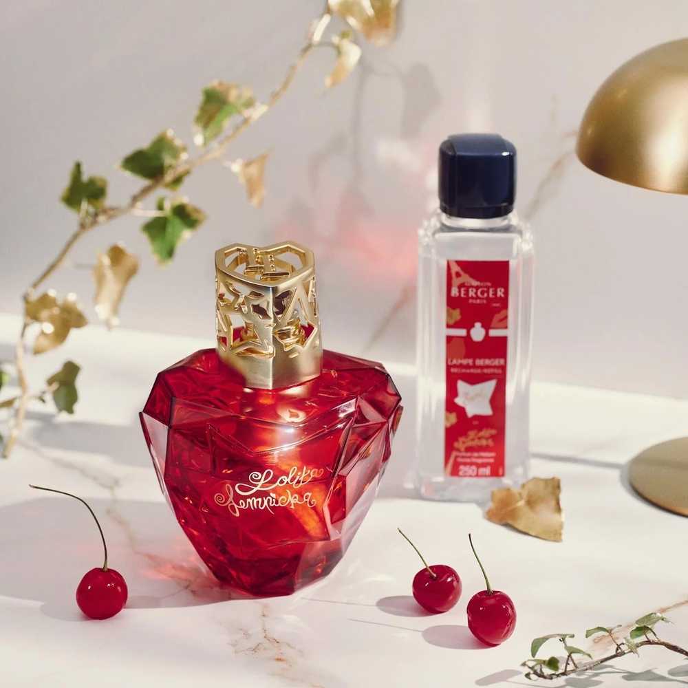 Maison Berger Paris Sada Sweet Lolita, katalytická lampa + náplň 250 ml, červená