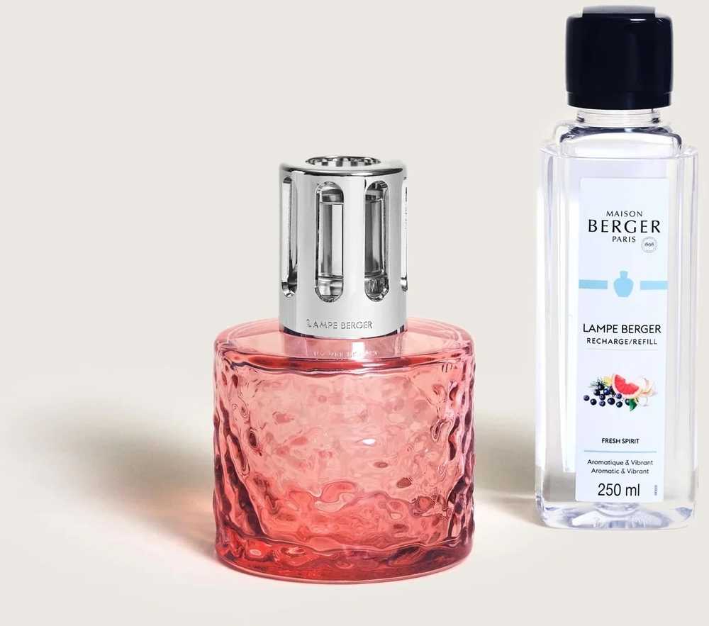 Maison Berger Paris Katalytická lampa Mirage s náplní Fresh Spirit, 250 ml, růžová