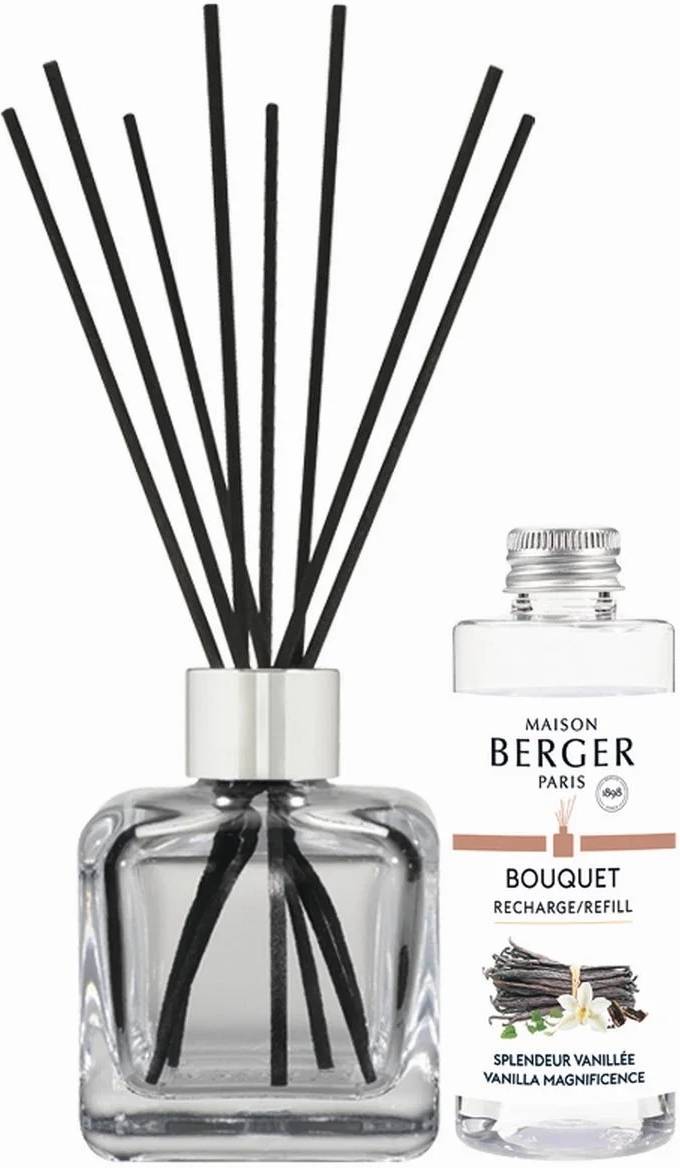 Maison Berger Paris Aroma difuzér Cube s náplní Vanilla Magnificence, 100 ml