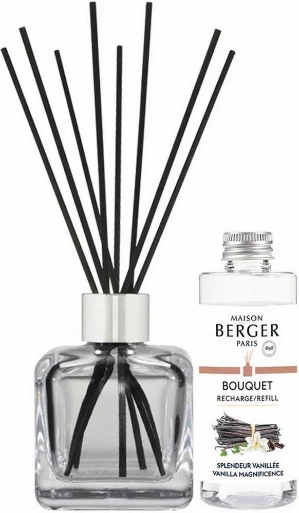 Maison Berger Paris Aroma difuzér Cube s náplní Vanilla Magnificence, 100 ml