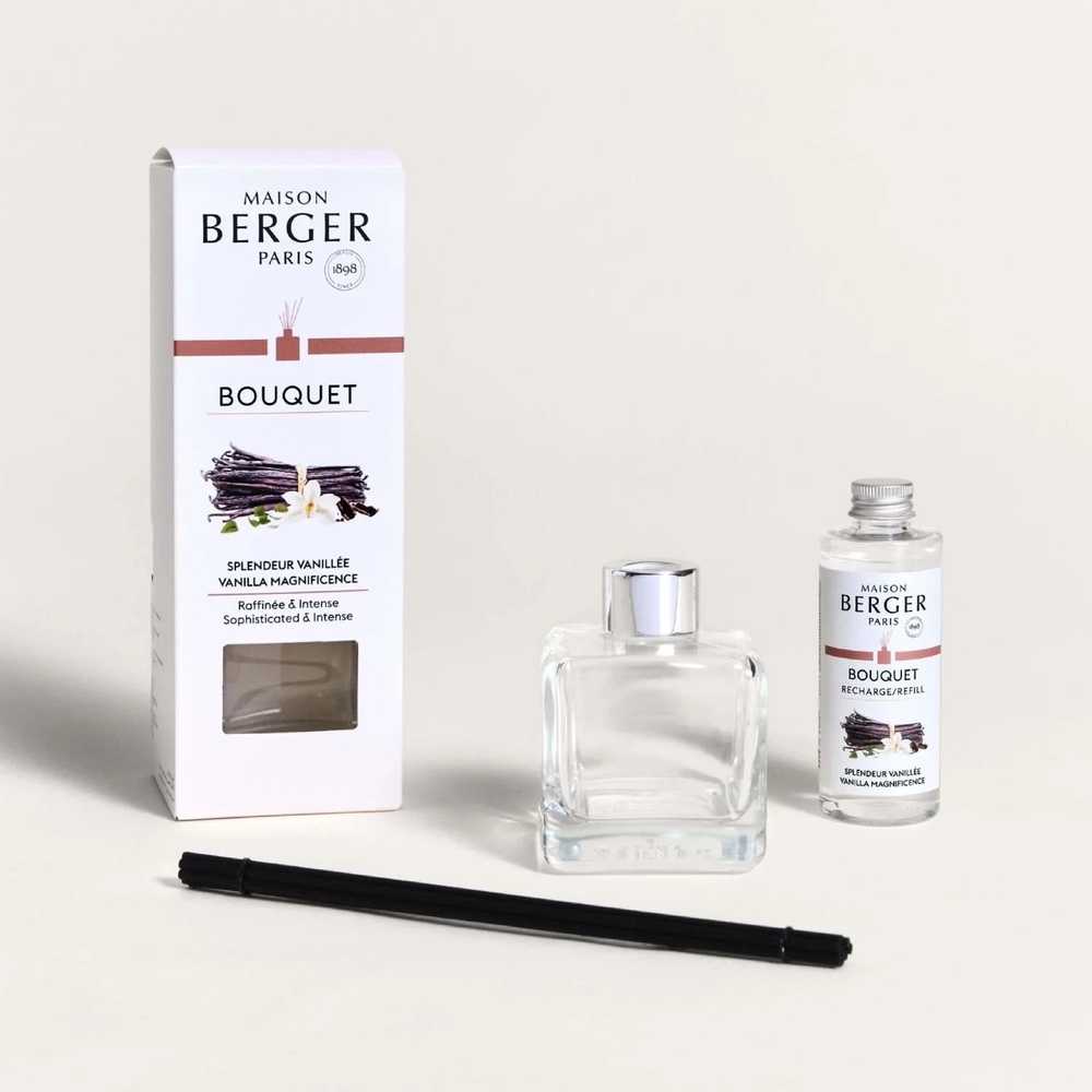 Maison Berger Paris Aroma difuzér Cube s náplní Vanilla Magnificence, 100 ml
