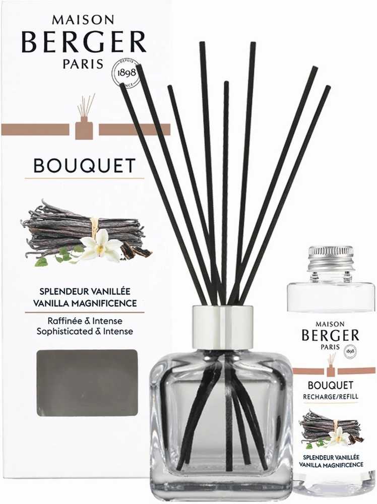 Maison Berger Paris Aroma difuzér Cube s náplní Vanilla Magnificence, 100 ml