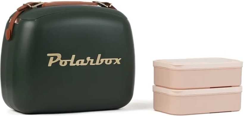 Polarbox Chladící bag 6l, olivová, zlatý nápis