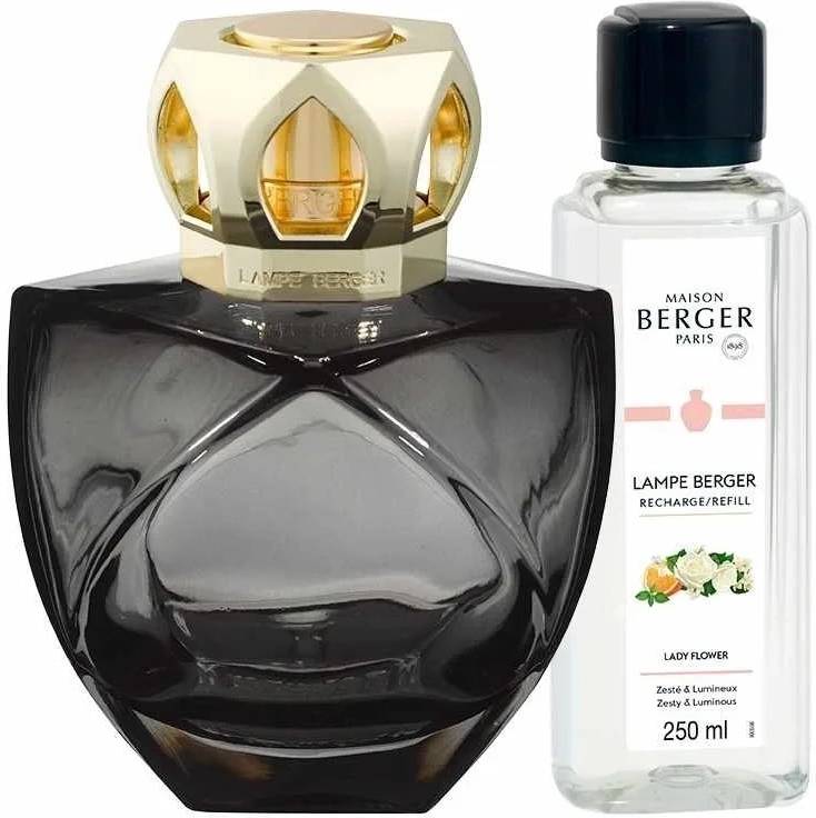Maison Berger Paris Katalytická lampa Eternity s náplní Lady Flower, 250 ml, černá