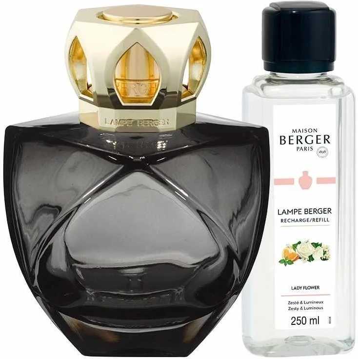 Maison Berger Paris Katalytická lampa Eternity s náplní Lady Flower, 250 ml, černá