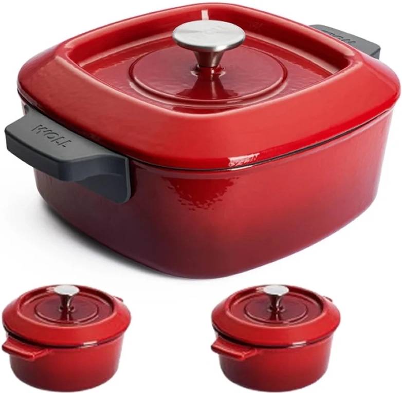 Woll Iron, sada hranat. kastrolu 4,1 l  a dvou mini cocotte Ø 10 cm