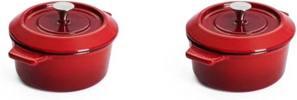 Woll Iron, sada hranat. kastrolu 4,1 l  a dvou mini cocotte Ø 10 cm