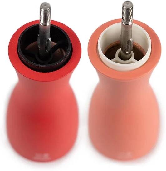 Peugeot Tahiti Sada mlýnků na pepř a sůl, 15 cm, červená