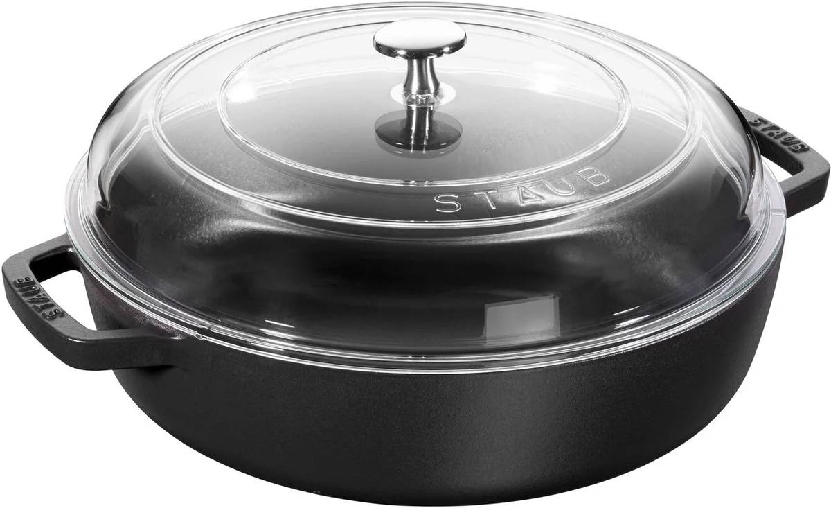 Staub Hrnec s poklicí Braiser, 28 cm, černá