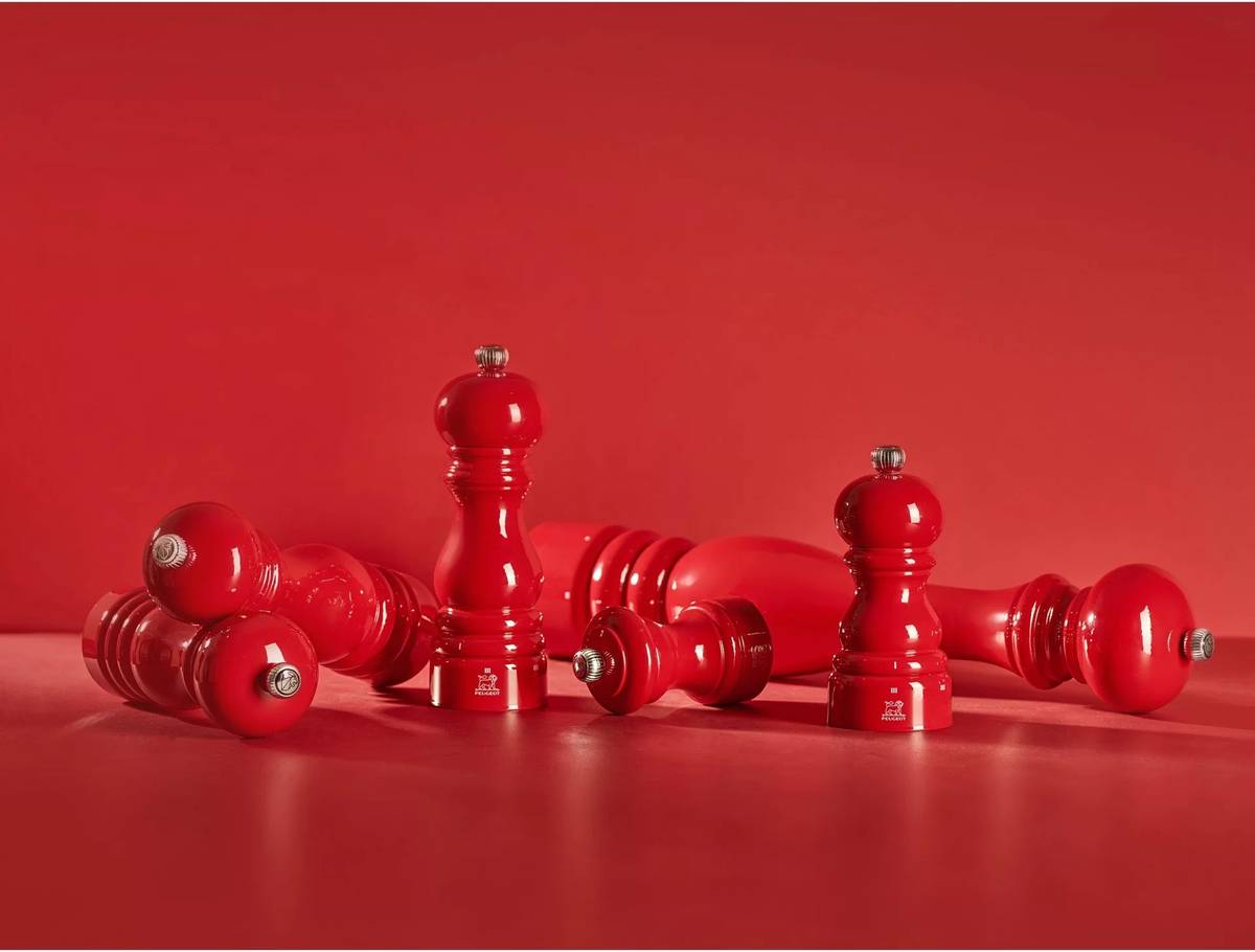 Peugeot Paris u'Select Mlýnek na pepř, 12 cm, červená lak