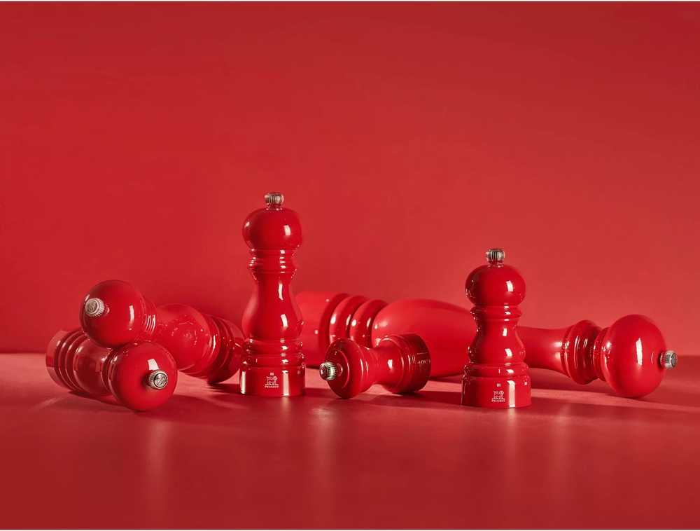 Peugeot Paris u'Select Mlýnek na pepř, 12 cm, červená lak