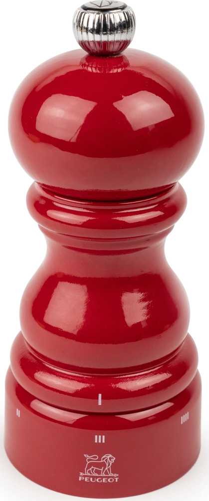 Peugeot Paris u'Select Mlýnek na pepř, 12 cm, červená lak