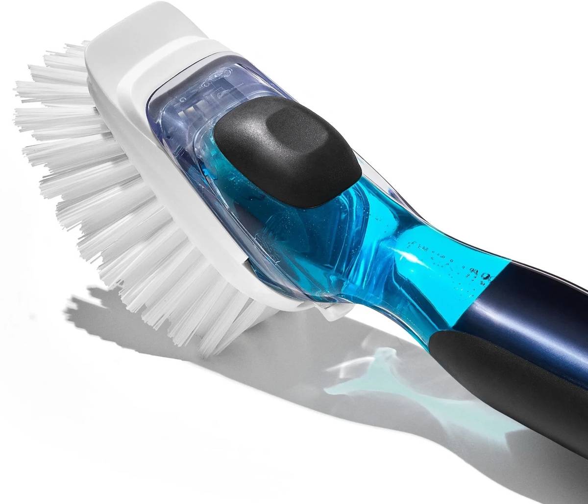 OXO Good Grips Kartáč na nádobí s dávkovačem