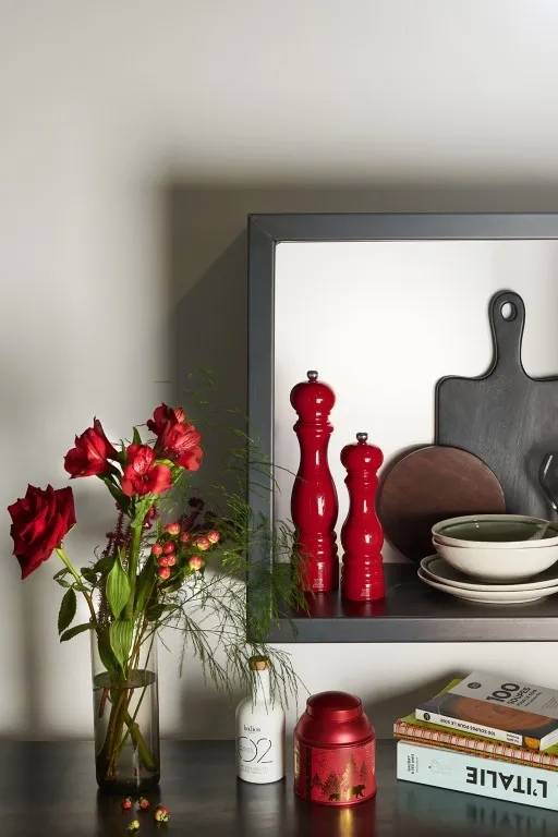 Peugeot Paris u'Select Mlýnek na sůl, 22 cm, červená lak