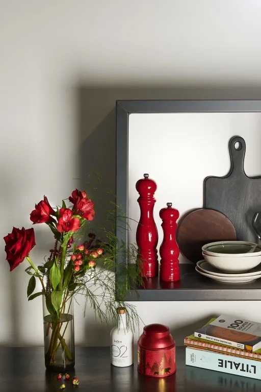 Peugeot Paris u'Select Mlýnek na sůl, 22 cm, červená lak