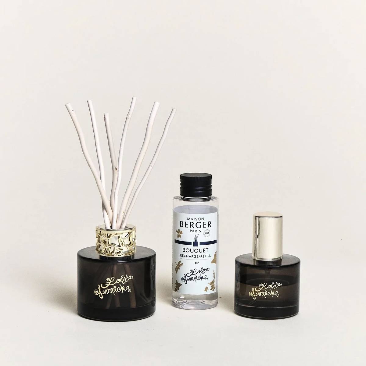 Maison Berger Paris Sada Mini Duo Lolita Lempicka, difuzér + náplň + bytová vůně, černá