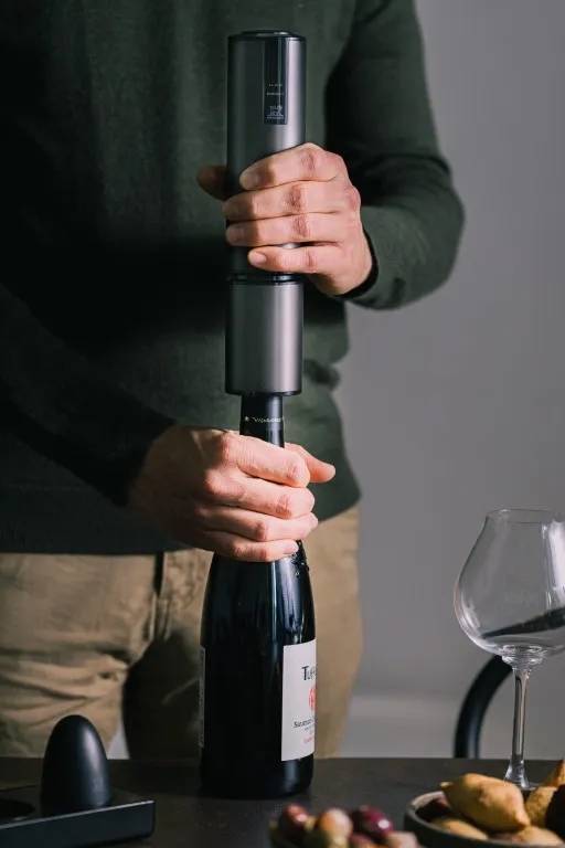 Peugeot Dobíjecí elektrická vývrtka Elis Touch, černá carbon