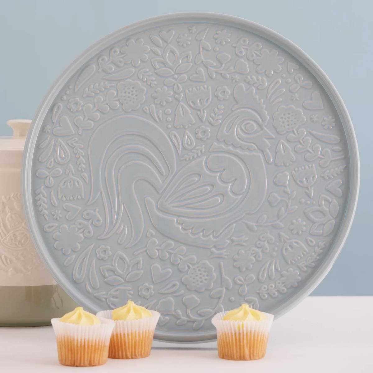 Mason Cash Home To Roost Servírovací talíř, 30 cm, modrá