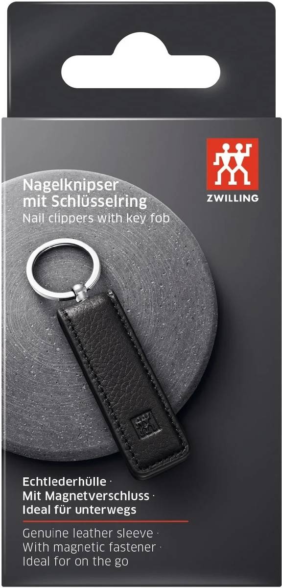 Zwilling Klíčenka se štípátkem na nehty, černá