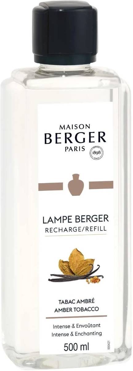 Maison Berger Paris Náplň do katalytické lampy Amber Tobacco, 500 ml