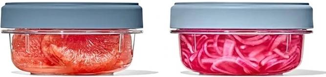 OXO Šroubovací nádoby na potraviny, 2 ks, 355 ml