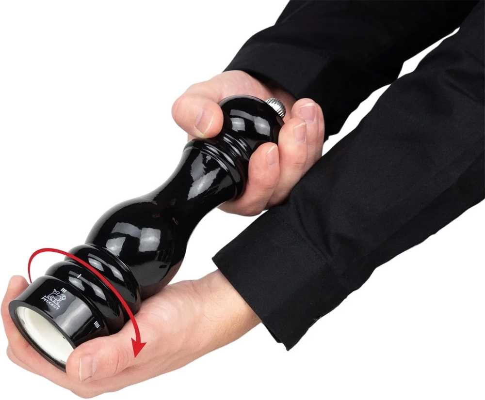 Peugeot Paris u'Select Mlýnek na sůl, 22 cm, černá lak