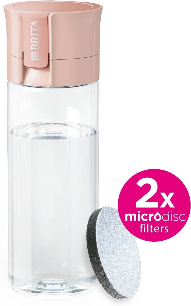 Brita Filtrační láhev na vodu Fill&Go Vital s filtry, 0.6 l, meruňková