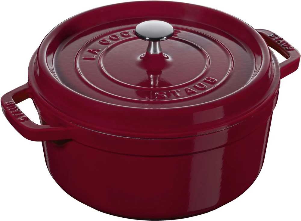 Staub Cocotte hrnec kulatý, 26 cm / 5.2 l, bordó