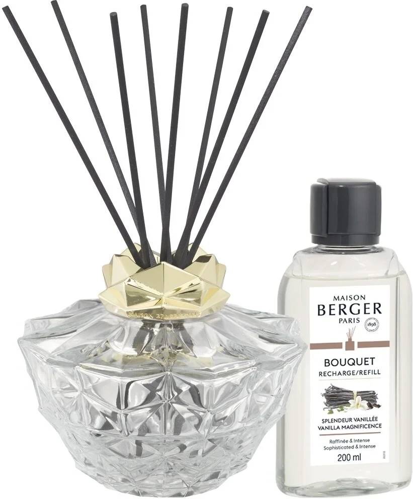 Maison Berger Paris Aroma difuzér Kali s náplní Vanilla Magnificence, 200 ml, průhledná