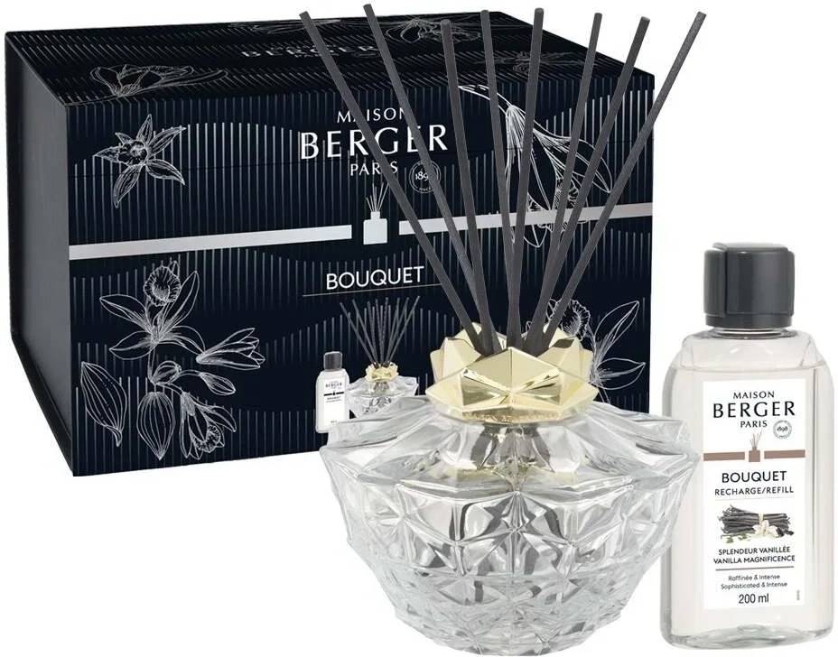 Maison Berger Paris Aroma difuzér Kali s náplní Vanilla Magnificence, 200 ml, průhledná