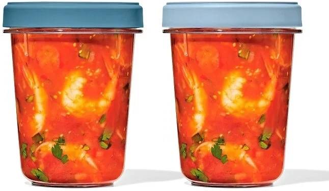 OXO Šroubovací nádoby na potraviny, 2 ks, 942 ml