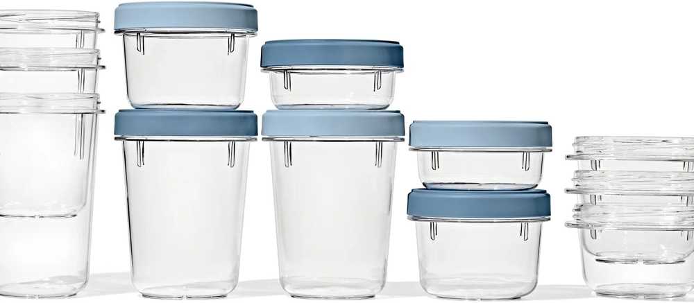 OXO Šroubovací nádoby na potraviny, 2 ks, 942 ml