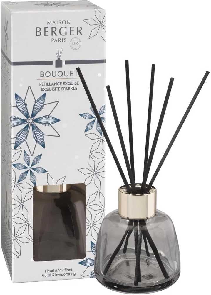 Maison Berger Paris Aroma difuzér Rosalie s náplní Exquisite Sparkle, 90 ml, šedá